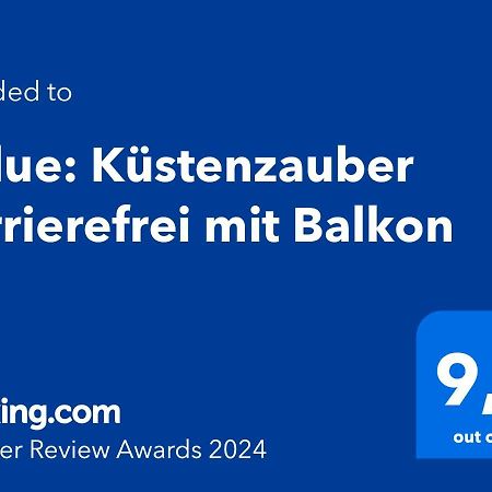 Cblue: Kuestenzauber Barrierefrei Mit Balkon هايليغنهافن المظهر الخارجي الصورة